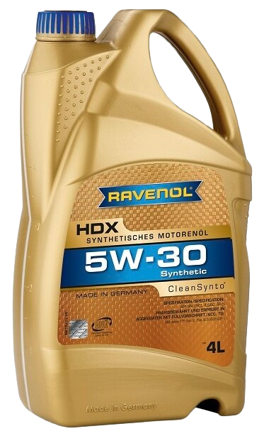 Моторное масло Ravenol HDX SAE 5W-30, 4л